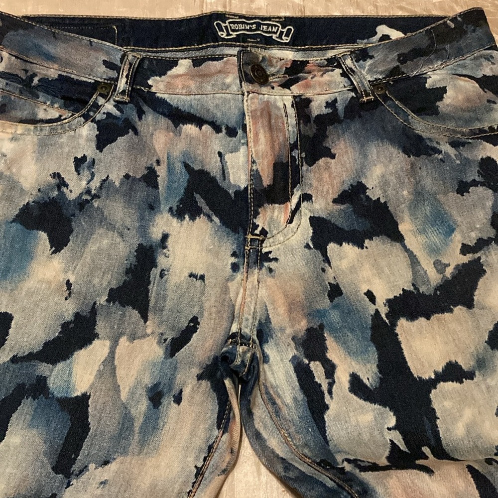 Robin's Jeans Motor Snake Denim Jeans Sz 34x34 - Gem